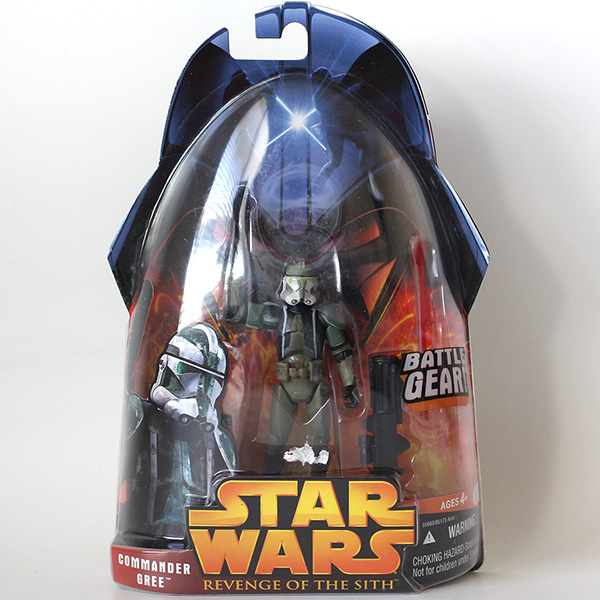 Star Wars ROTS Clone Commander Gree action figure 3.75"