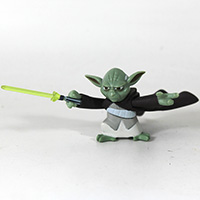 Star Wars Clone Wars Cartoon Network Yoda Loose Figure