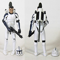 Star Wars The Clone Wars Clone Trooper Denal CW20 Loose Action Figure