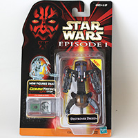 Star Wars EP1 Battle Droid with Blaster Damage Action Figure