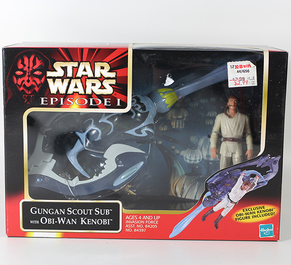 Star Wars Episode 1 Gungan Scout Sub with Obi-Wan Kenobi