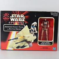 Star Wars Episode I Armored Scout Tank with Battle Droid