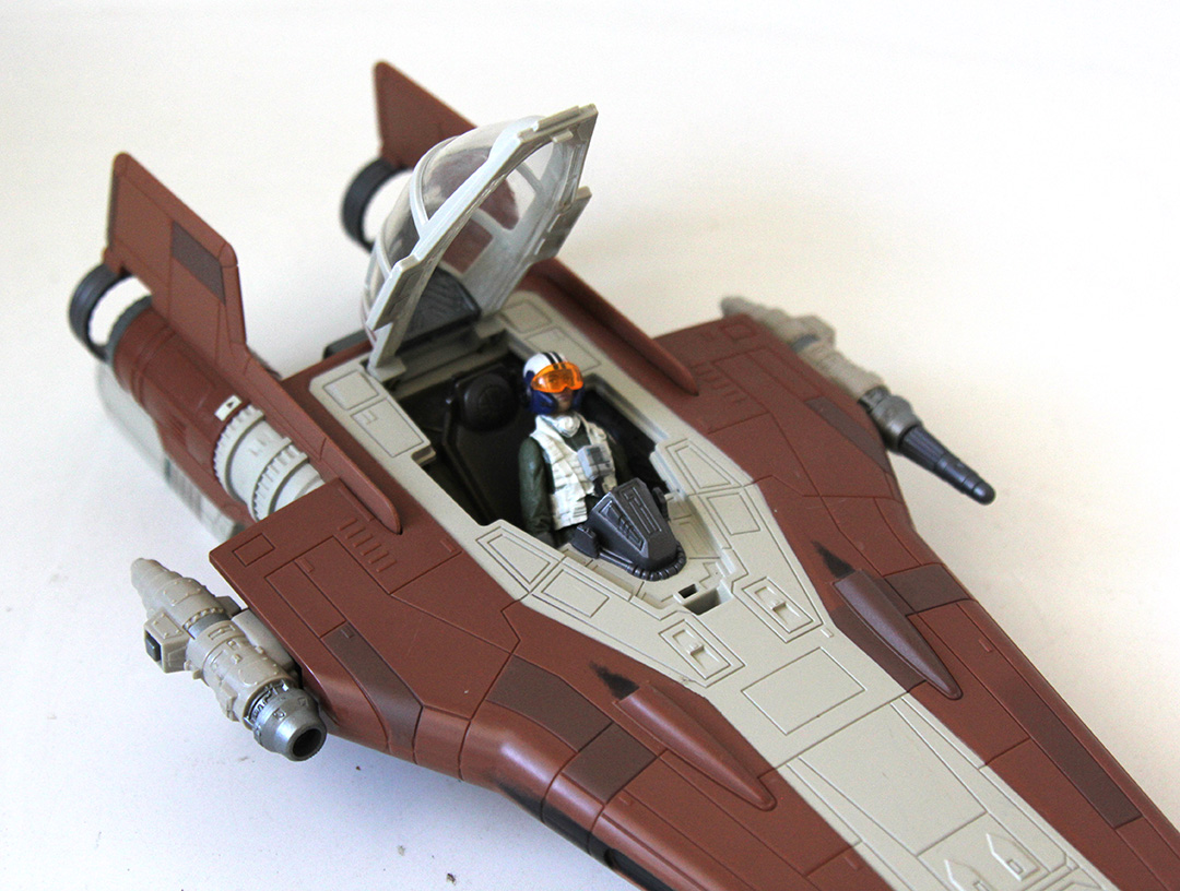 Star Wars Force Link 2.0 Resistance A-Wing Fighter Red Squadron  Loose