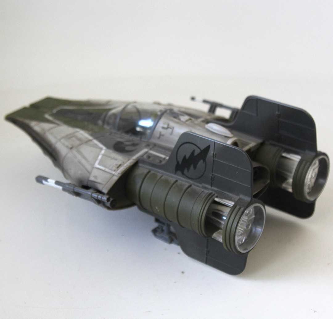 Star Wars Return Jedi A-Wing Fighter Target Saga Alliance Green Loose