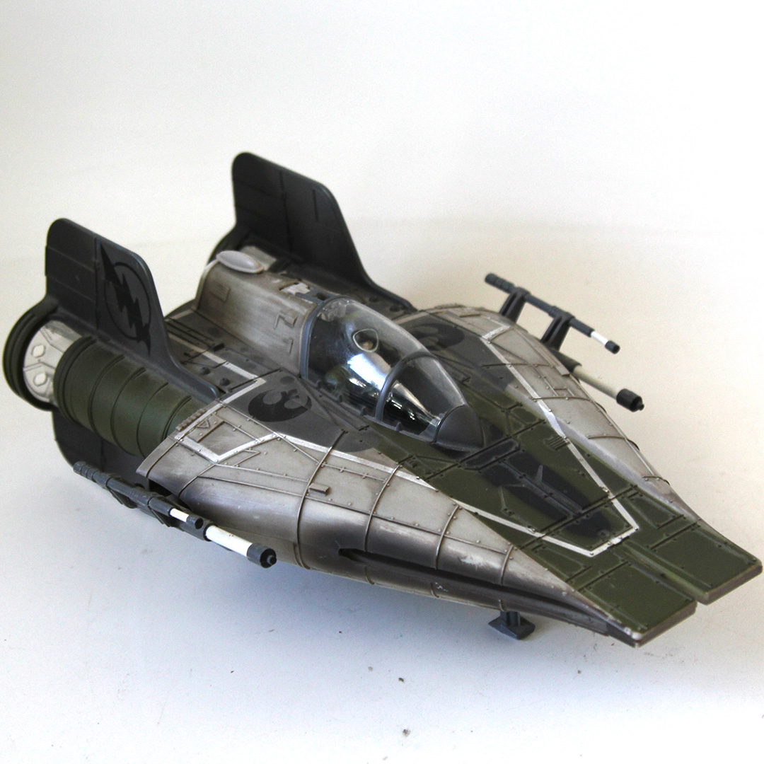 Star Wars Return Jedi A-Wing Fighter Target Saga Alliance Green Loose