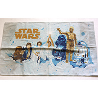 Vintage Star Wars Pillow Case 1977 Light Color