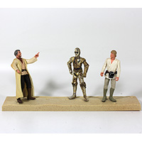 Star Wars POTF Purchase of the Droids Cinema Scene Loose