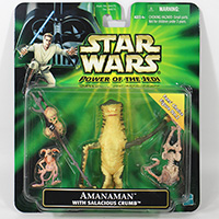 Star Wars POTJ Amanaman with Salacious Crumb Figure