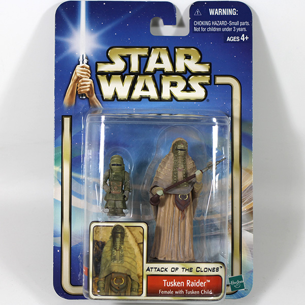 Star Wars Saga Tusken Raider with Tusken Child #08 Figure