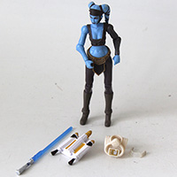 Star Wars The Clone Wars Aayla Secura CW14 Loose Action Figure