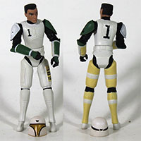 Star Wars The Clone Wars Clone Trooper Hevy CW41 Loose Figure