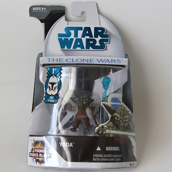 Star Wars Clone Wars Yoda Force Blast #3 Action Figure