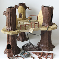 Vintage Star Wars Ewok Village