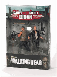 Walking Dead TV Merle and Daryl Dixon Action Figure 2-Pack