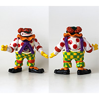 Vintage TMNT Crazy Clownin Mike Action Figure Loose