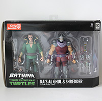 DC Batman vs Teenage Mutant Ninja Turtles 2-Pack Ras Al Ghul and Shredder GameStop