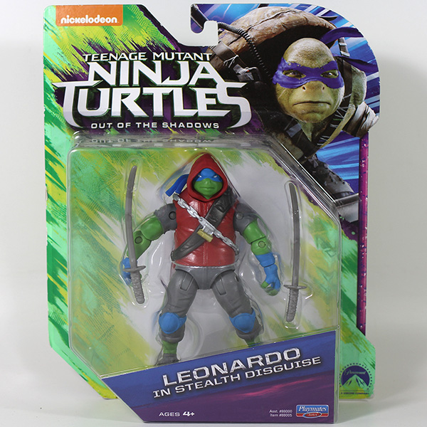 TMNT Out of the Shadows Leonardo in Stealth Disguise Figure 2016