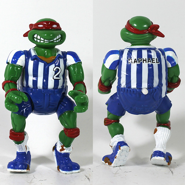 Vintage TMNT Shell Kicking Raphael Loose Figure