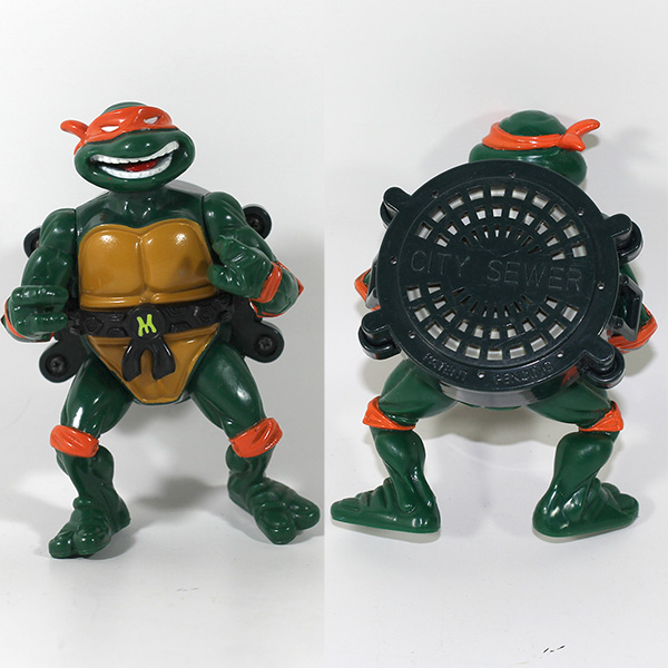 Vintage TMNT Talking Mike Action Figure Loose