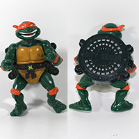 Vintage TMNT Talking Mike Action Figure Loose