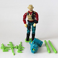 Vintage G.I. Joe Bazooka V3 1992 Loose Figure