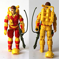 Vintage G.I. Joe Blowtorch 84 Action Figure Loose