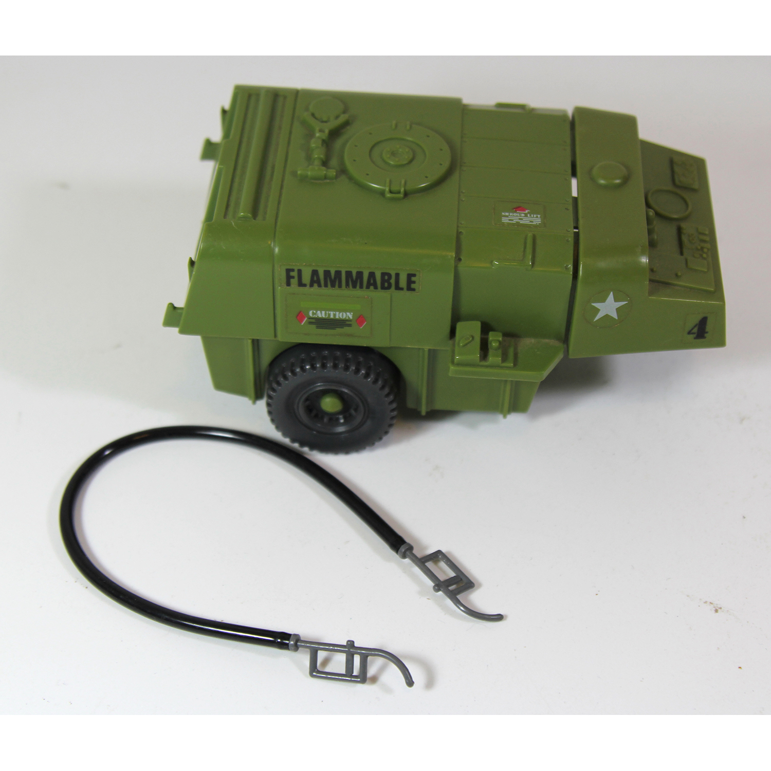 Vintage G.I. Joe USS Flagg Fuel Trailer Loose