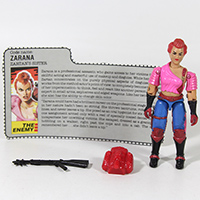 Vintage G.I. Joe Zarana 86 Action Figure Loose