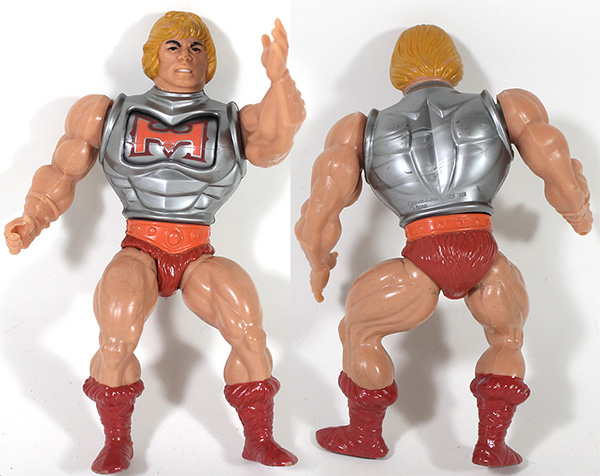 Vintage Masters of the Universe He-Man Battle Armor Figure Loose