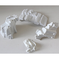 Vintage Star Wars Hoth Imperial Attack Base Ice Parts