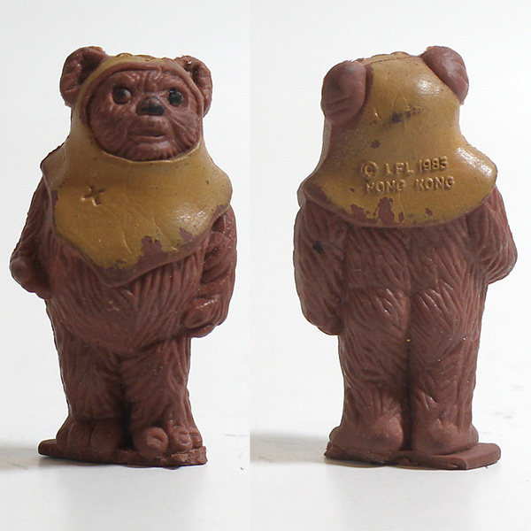 Vintage Star Wars Wicket The Ewok Eraser