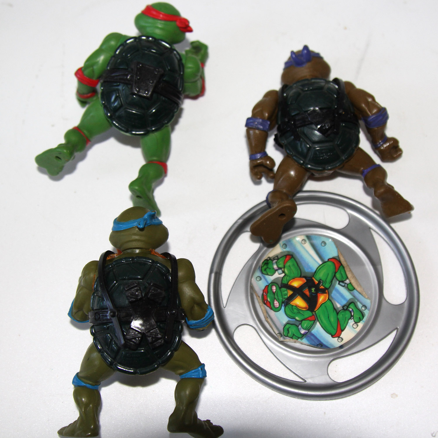 Vintage TMNT 88 Lot of 3 Loose Figures