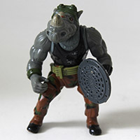 Vintage TMNT Rocksteady 88 Action Figure Loose