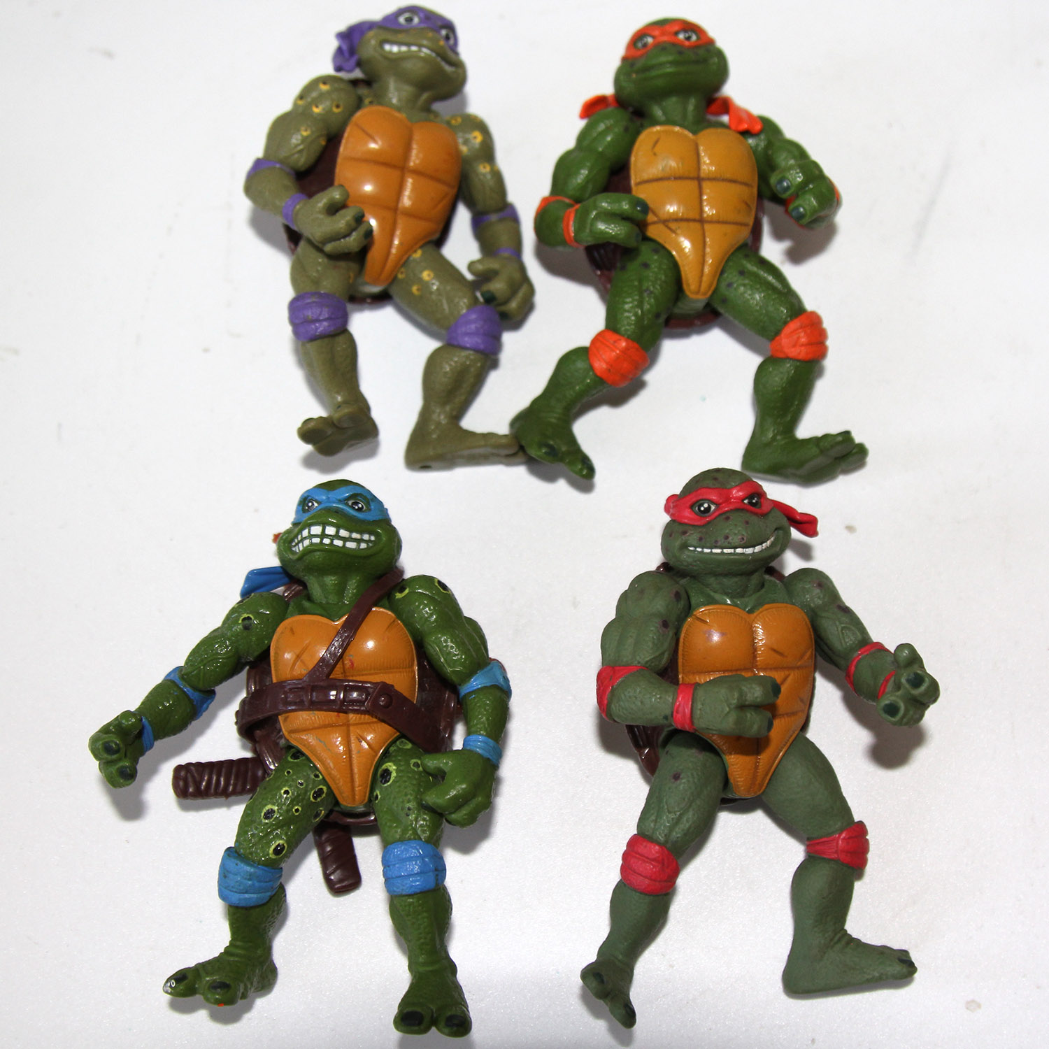 Vintage TMNT Movie Star Series Lot of 4 Loose Figures
