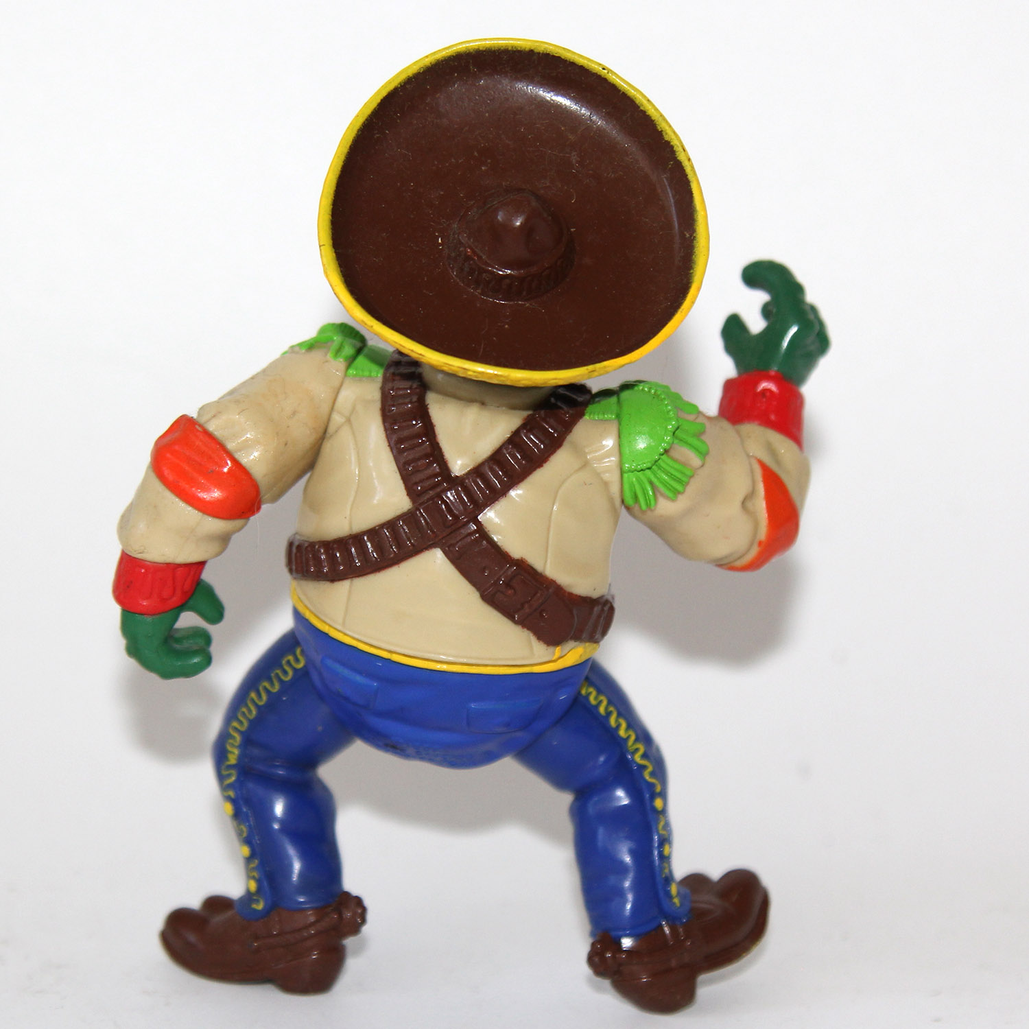 Vintage TMNT Bandito Bashin Mike Action Figure Loose