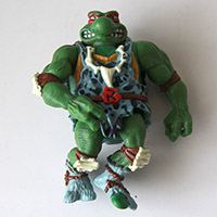 Vintage TMNT Cave Turtle Raph Figure Loose
