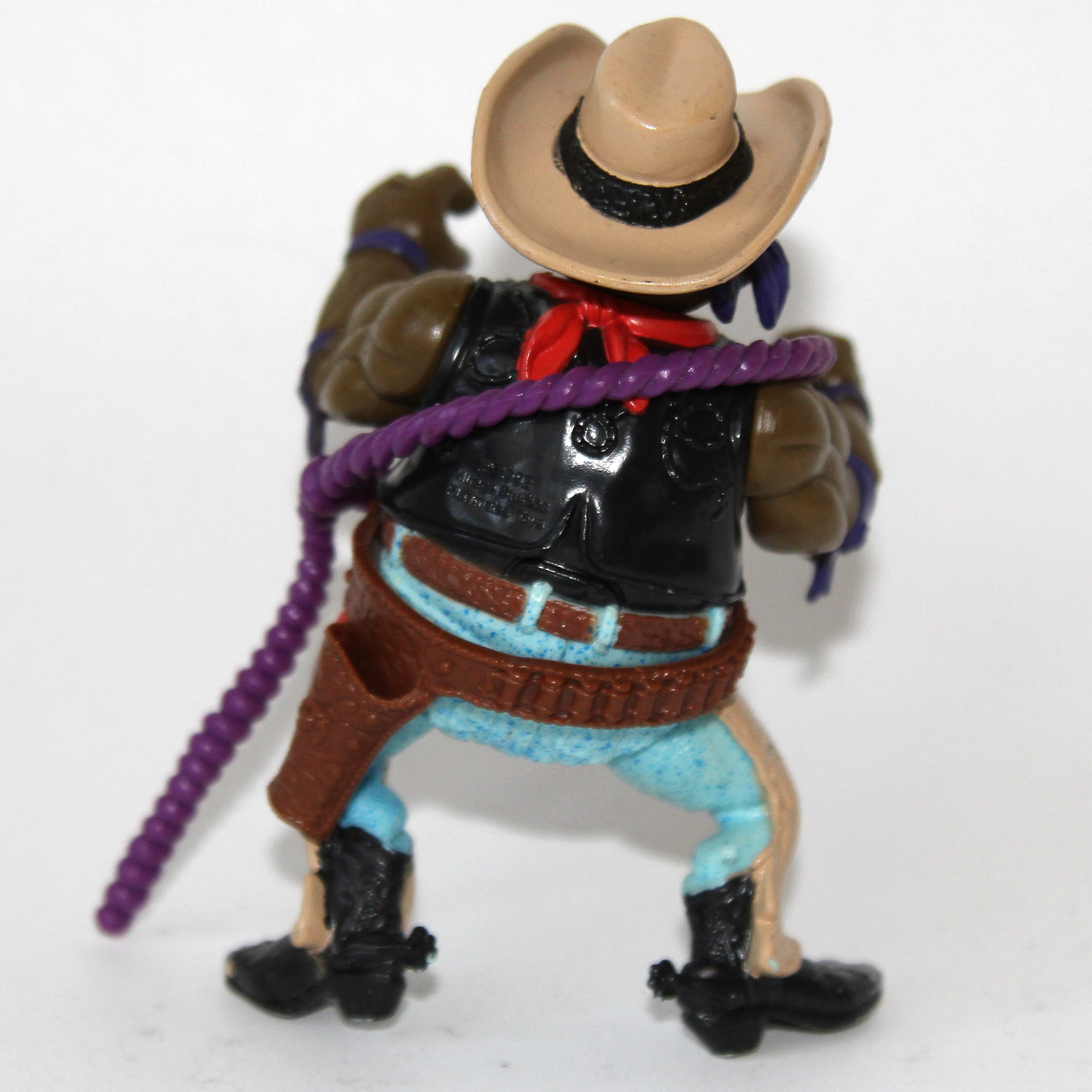 Vintage TMNT Cowboy Donatello Wild West Figure Loose
