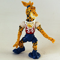 Vintage TMNT Half Court Giraffe Figure Loose
