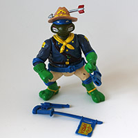 Vintage TMNT Kookie Kavalry Leo Loose Figure