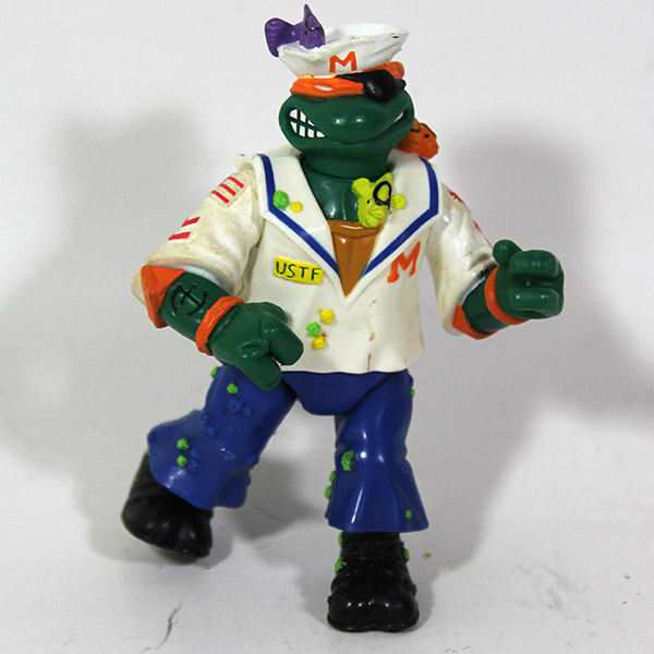 Vintage TMNT Midshipman Mike Sailor Action Figure