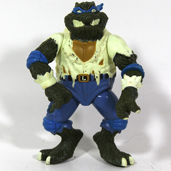 Vintage TMNT Universal Monsters Wolfman Leonardo Action Figure Loose