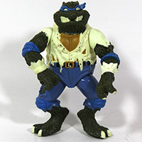 Vintage TMNT Universal Monsters Wolfman Leonardo Action Figure Loose