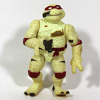 Vintage TMNT Universal Monsters Raphael Mummy Loose Figure