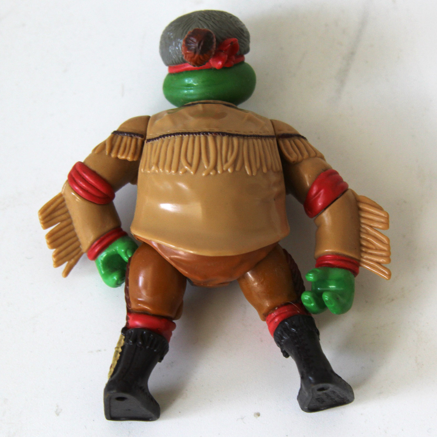Vintage TMNT Wacky Wild West Sewer Scout Raphael Figure Loose