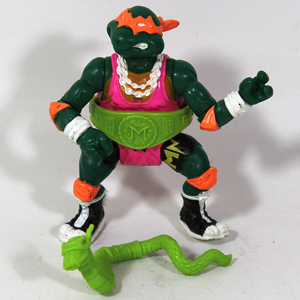 Vintage TMNT Shell Slammin Mike Loose Figure
