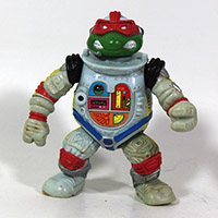 Vintage TMNT Raphael Space Cadet Loose Figure