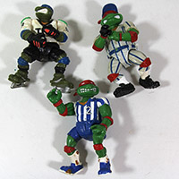 Vintage TMNT Turtle Games Lot of 5 Loose Figures