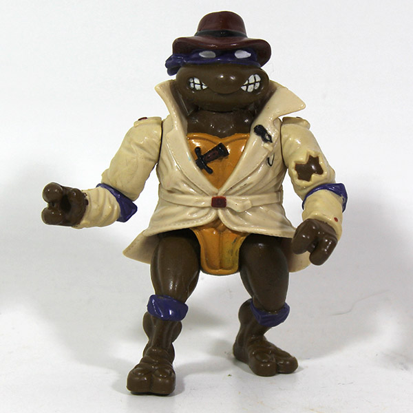 Vintage TMNT Don the Undercover Turtle Action Figure Loose