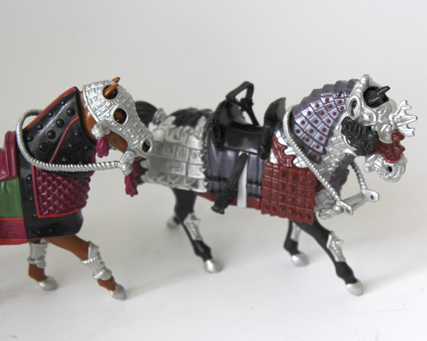 Vintage TMNT Rebel and Evil War Horse Lot of 2 Loose figures