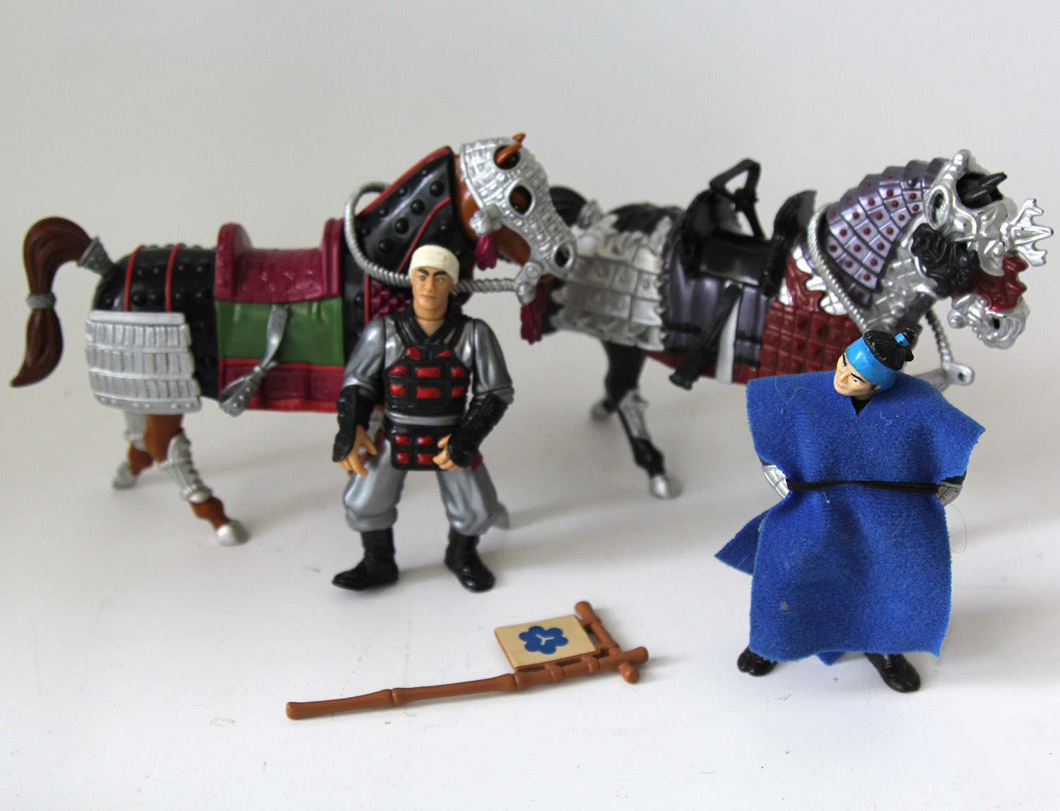 Vintage TMNT Rebel and Evil War Horse Lot of 2 Loose figures